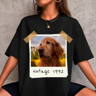 Erstelle dein eigenes Hund Haustier Foto Tier indi T-Shirt