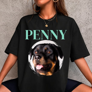 Erstelle dein eigenes Hund Haustier Foto Tier indi T-Shirt