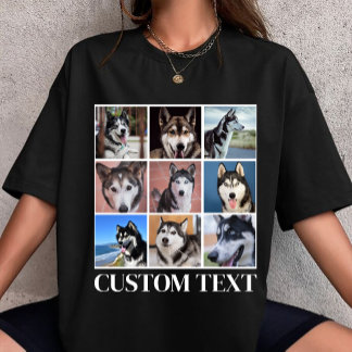 Erstelle dein eigenes Hund Haustier Foto Tier indi T-Shirt