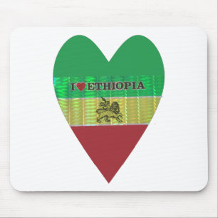 Erstelle dein eigenes Ich liebe das schöne Äthiopi Mousepad