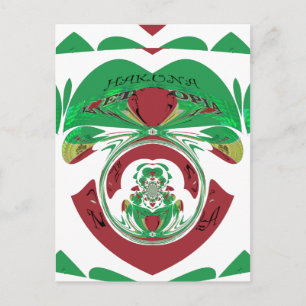 Erstelle dein eigenes Ich liebe das schöne Äthiopi Postkarte