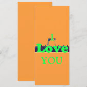 Erstelle dein eigenes Ich liebe Dich (Vorne/Hinten)