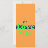 Erstelle dein eigenes Ich liebe Dich (Vorderseite)