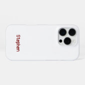Erstelle Dein eigenes iPhone 16 Pro Slim Case Hülle (Rückseite (Horizontal))