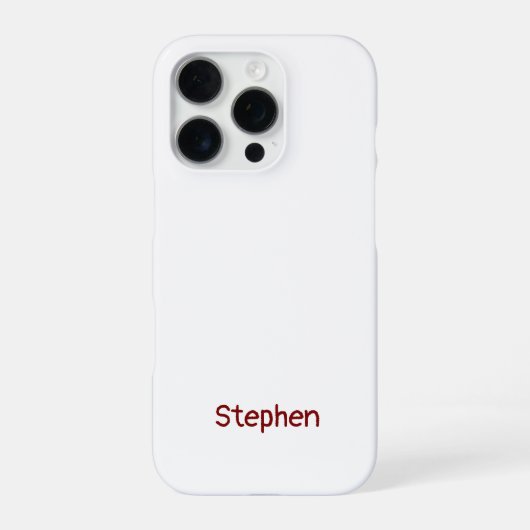 Erstelle Dein eigenes iPhone 16 Pro Slim Case Hülle (Rückseite)