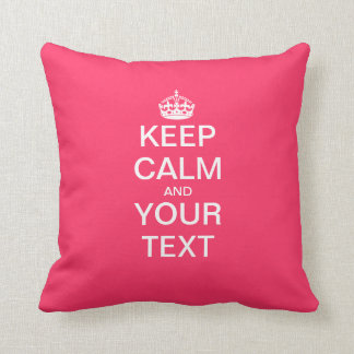 Erstelle Dein eigenes "KEEP CALM & CARRY ON"! Kissen