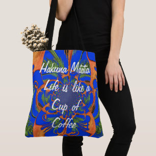 Erstelle dein eigenes Leben wie eine Tasse Kaffee Tasche