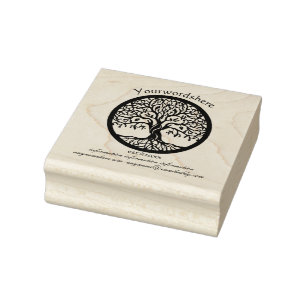 Erstelle dein eigenes Lebensbaum-Emblem Gummistempel