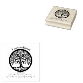 Erstelle dein eigenes Lebensbaum-Emblem Gummistempel (Stempel)