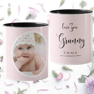 Erstelle Dein eigenes Lieb-Dich-Oma-Foto Cute Pink Tasse