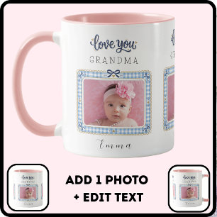 Erstelle Dein eigenes Liebes-Oma-Foto Cute Preppy Tasse