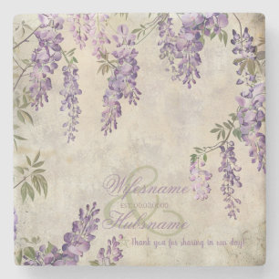 Erstelle Dein eigenes lila Wisteria Handfasting Ge Steinuntersetzer