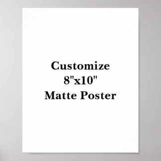 Erstelle Dein eigenes Matt-Plakat Poster