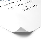 Erstelle Dein eigenes Mattposter Poster (Ecke)