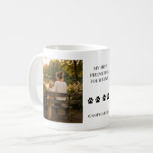 Erstelle dein eigenes Mein bester Freund hat vier Kaffeetasse (Vorderseite Links)