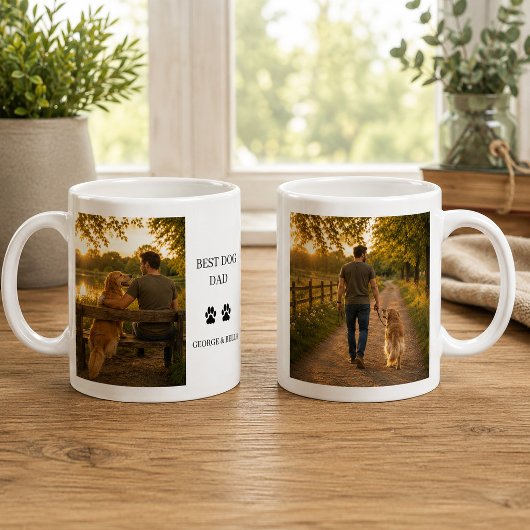 Erstelle dein eigenes monogrammiertes Foto vom bes Kaffeetasse