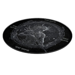 Erstelle Dein eigenes mystisches Schütze-Altarbret Schneidebrett