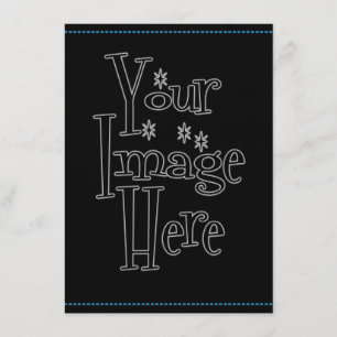 ERSTELLE DEIN EIGENES - PERSONALISIERE LEER EINLADUNG