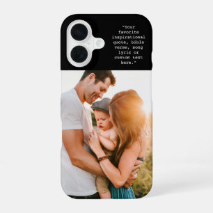 Erstelle Dein eigenes personalisiertes Foto und Zi iPhone 16 Hülle