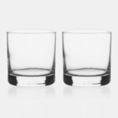 Erstelle Dein eigenes personalisiertes Monogramm, Whiskyglas (Links)