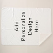 erstelle dein eigenes personalisiertes sherpadecke (Vorderseite (Horizontal))