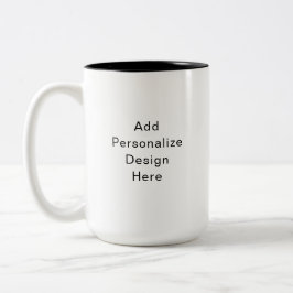 erstelle dein eigenes personalisiertes zweifarbige tasse