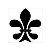 Erstelle Dein eigenes Retro Fleur de Lis Gummistempel (Prägung)