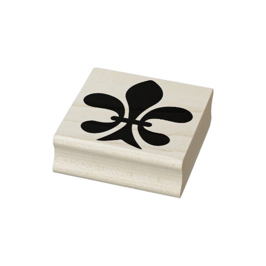 Erstelle Dein eigenes Retro Fleur de Lis Gummistempel (Stempel)