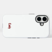 Erstelle Dein eigenes robustes iPhone 16 Case (Rückseite (Horizontal))