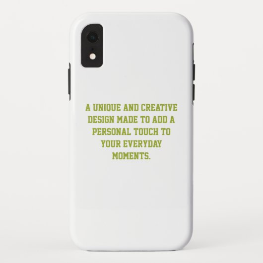 Erstelle Dein eigenes robustes iPhone XR Case (Rückseite)