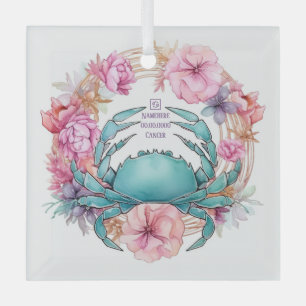 Erstelle Dein Eigenes Schönes Krebs-Sternzeichen Ornament Aus Glas