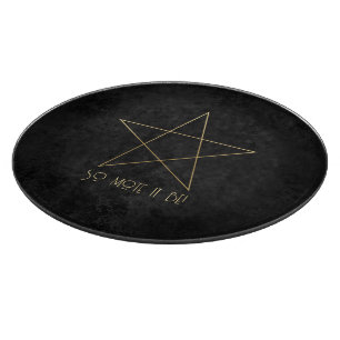 Erstelle dein eigenes schwarzes und goldenes elega schneidebrett