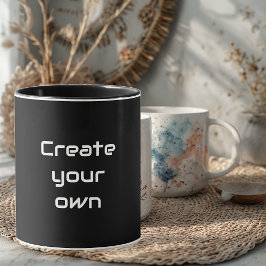 Erstelle Dein eigenes Sips & Giggles Schwarzes ind Tasse