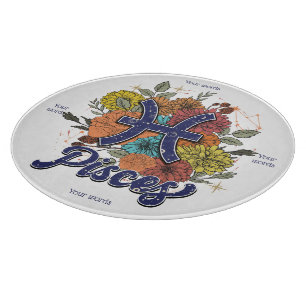 Erstelle Dein eigenes sternenklares floralisches F Schneidebrett