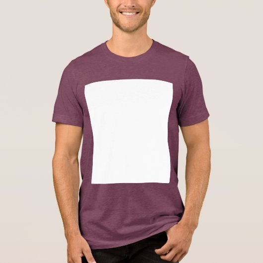 Erstelle Dein Eigenes Tri-Blend Shirt (Vorderseite)