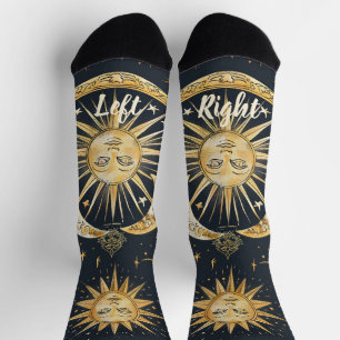 Erstelle Dein eigenes verziertes Himmelblau & Gold Socken