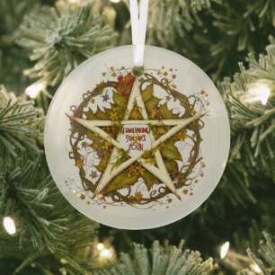Erstelle Dein eigenes viktorianisches Herbstlaub-P Ornament Aus Glas