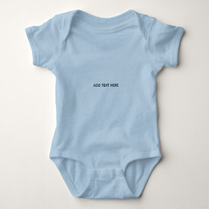 Erstelle dein eigenes Weiß Baby Strampler