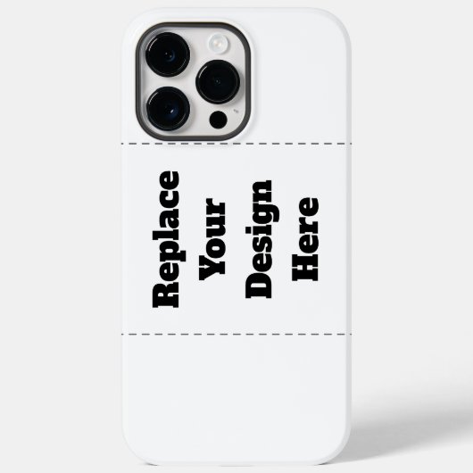 Erstelle Dein eigenes Weiß Case-Mate iPhone Hülle (Rückseite)