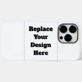 Erstelle Dein eigenes Weiß Case-Mate iPhone Hülle (Rückseite (Horizontal))