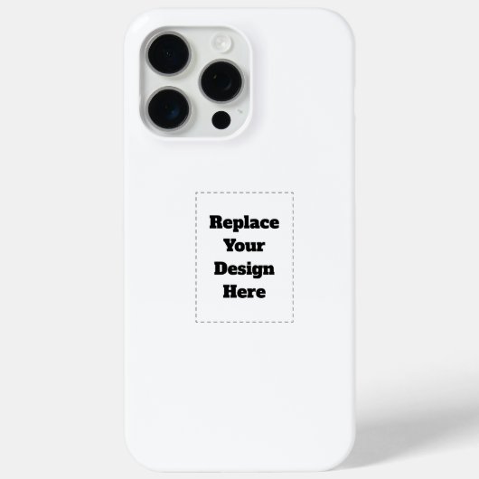 Erstelle Dein eigenes Weiß Case-Mate iPhone Hülle (Rückseite)