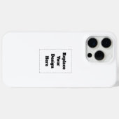 Erstelle Dein eigenes Weiß Case-Mate iPhone Hülle (Rückseite (Horizontal))