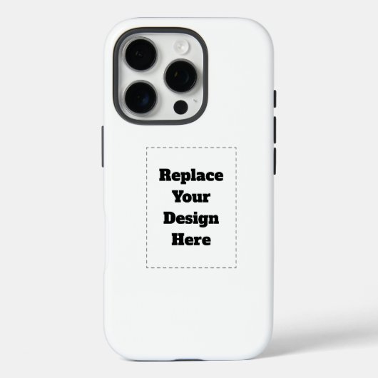 Erstelle dein eigenes Weiß Case-Mate iPhone Hülle (Rückseite)