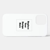 Erstelle Dein eigenes Weiß Case-Mate iPhone Hülle (Rückseite (Horizontal))