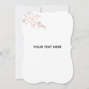 Erstelle dein eigenes Weiß Elegant Save The Date
