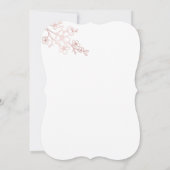 Erstelle dein eigenes Weiß Elegant Save The Date (Rückseite)