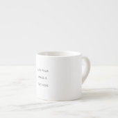 Erstelle dein eigenes Weiß Espressotasse (Vorderseite Rechts)
