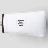 Erstelle dein eigenes Weiß Golf Headcover (Vorderseite)