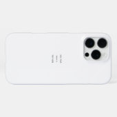 Erstelle Dein eigenes Weiß iPhone Hülle (Rückseite (Horizontal))
