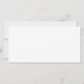 Erstelle dein eigenes Weiß Karte (Rückseite)